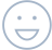 grey smiley face icon